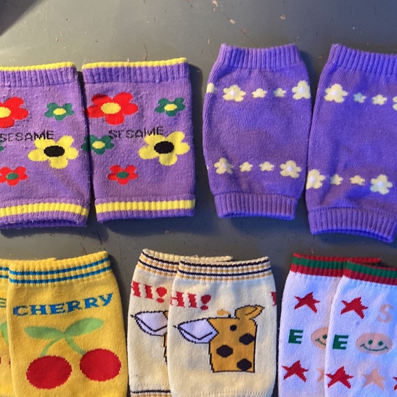 5 pairs toddler girls decorative wristlet warmers - Picture 4 of 6